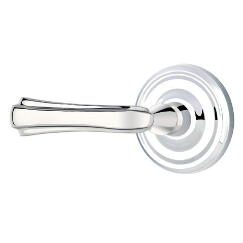 Double Dummy Wembley Left Handed Lever With Regular Rose in Polished Chrome