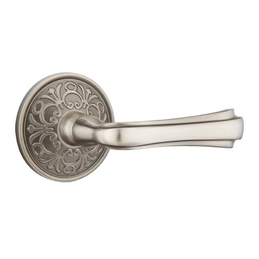 Single Dummy Right Handed Wembley Lever With Lancaster Rose in Pewter