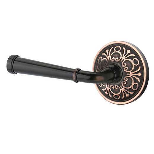 Double Dummy Merrimack Left Handed Lever With Lancaster Rose in Oil Rubbed Bronze