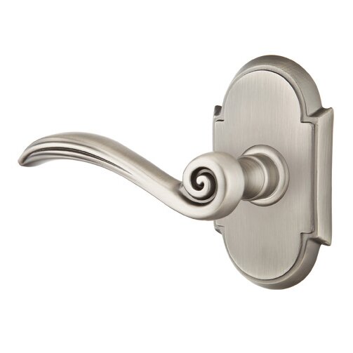 Double Dummy Elan Left Handed Lever With #8 Rose in Pewter