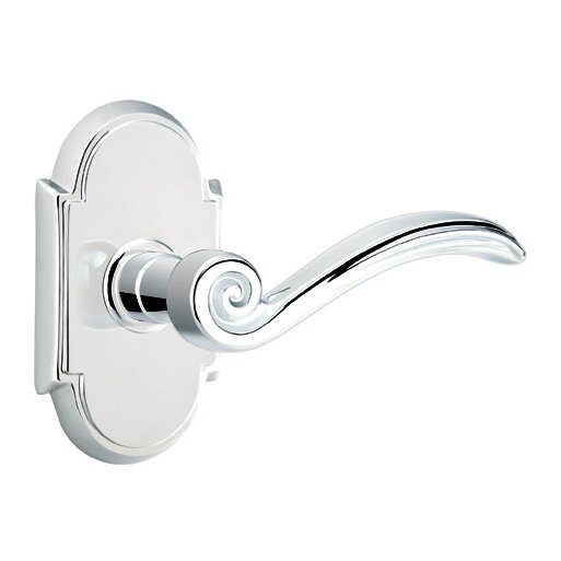 Double Dummy Elan Right Handed Lever With #8 Rose in Polished Chrome