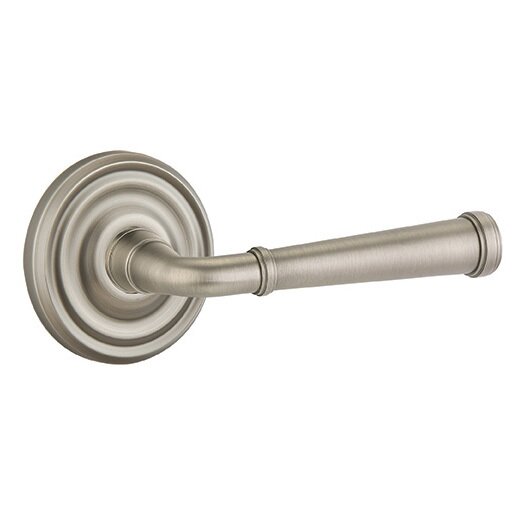 Passage Right Handed Merrimack Lever With Regular Rose in Pewter