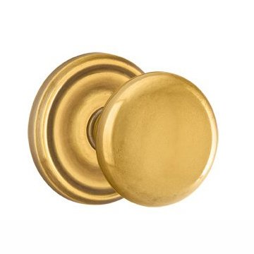 Passage Providence Door Knob With Regular Rose in French Antique Brass