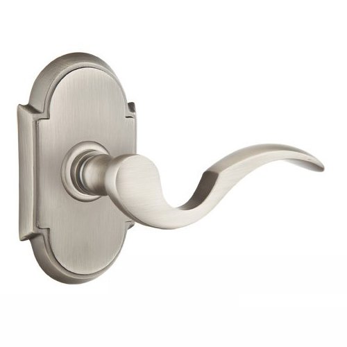Passage Right Handed Cortina Door Lever With #8 Rose in Pewter