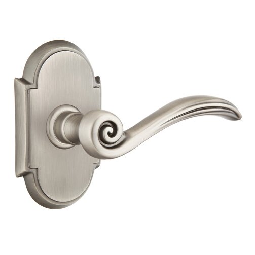 Passage Right Handed Elan Lever With #8 Rose in Pewter