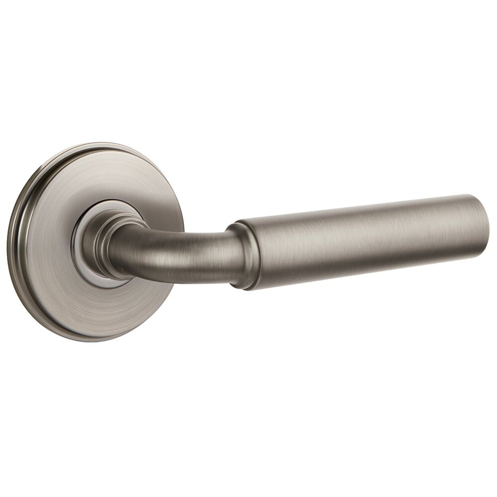 Passage Right Handed Manning Door Lever With Watford Rose in Pewter