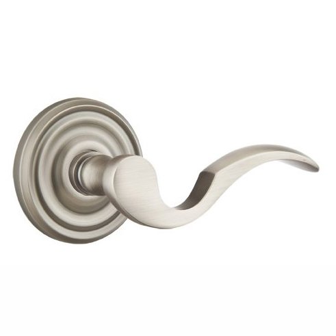 Privacy Right Handed Cortina Door Lever With Regular Rose in Pewter
