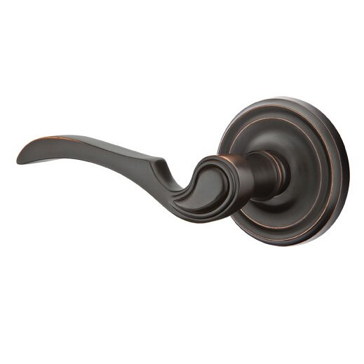 Privacy Left Handed Coventry Lever With Regular Rose in Oil Rubbed Bronze