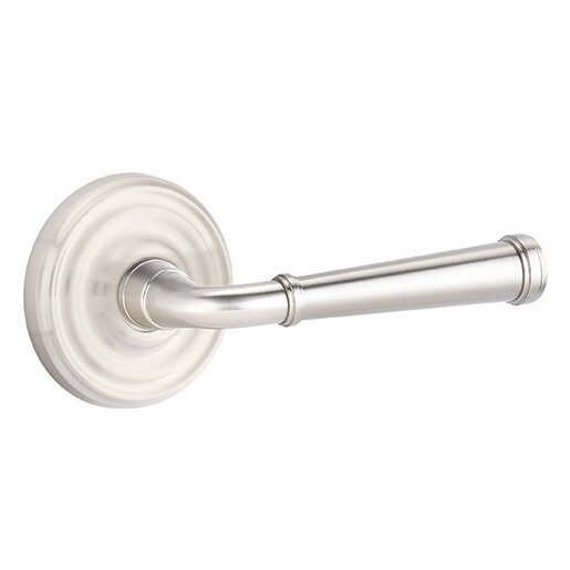 Privacy Right Handed Merrimack Lever With Regular Rose in Satin Nickel