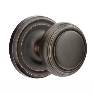 Privacy Norwich Door Knob With Regular Rose in Oil Rubbed Bronze