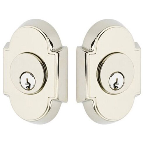 #8 Double Cylinder Deadbolt in Polished Nickel