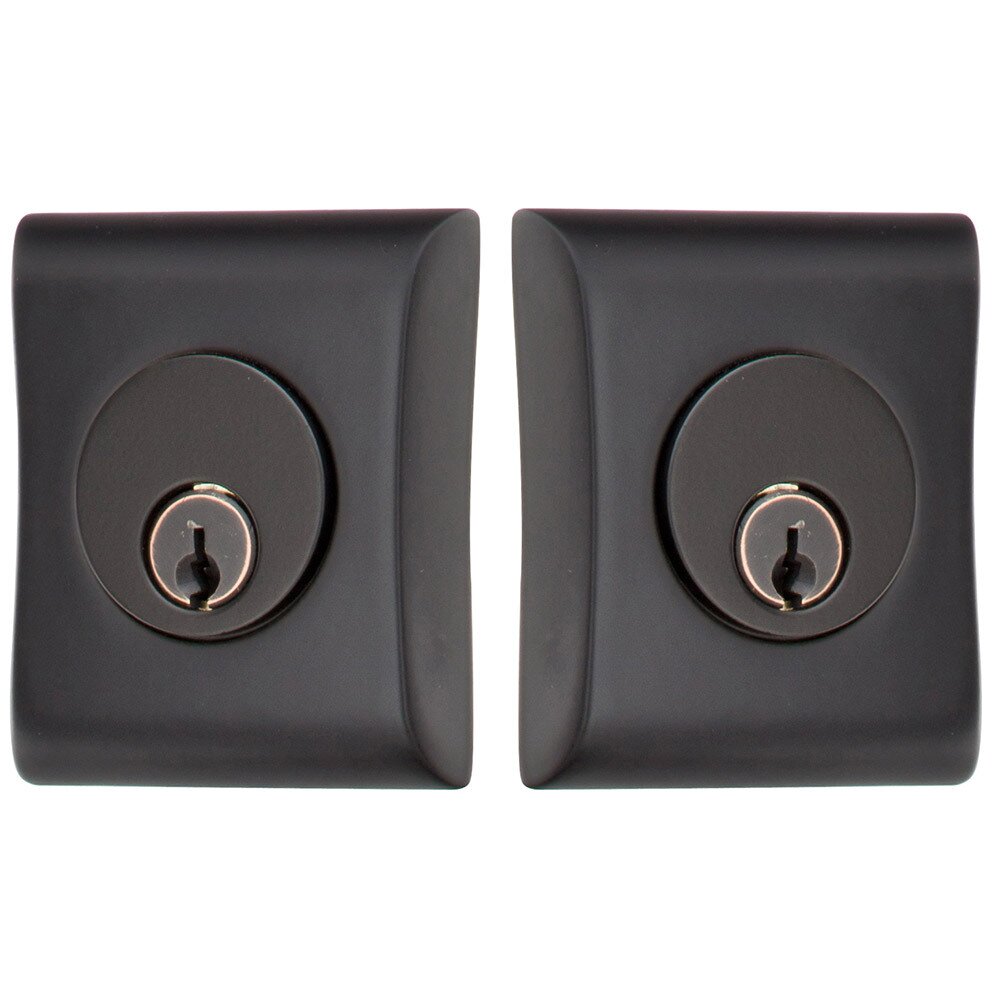 Neos Double Cylinder Deadbolt in Flat Black