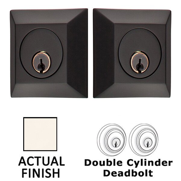 Quincy Double Cylinder Deadbolt in Polished Nickel