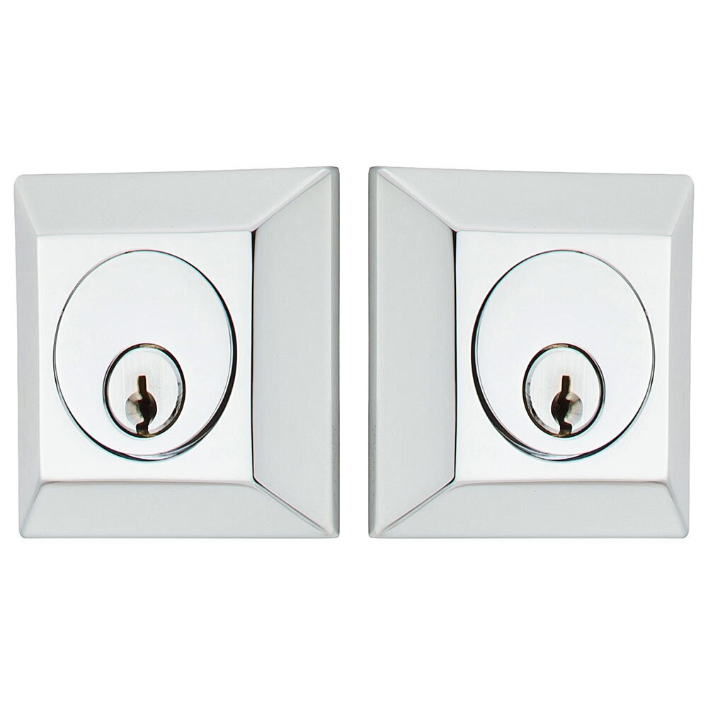 Quincy Double Cylinder Deadbolt in Polished Chrome