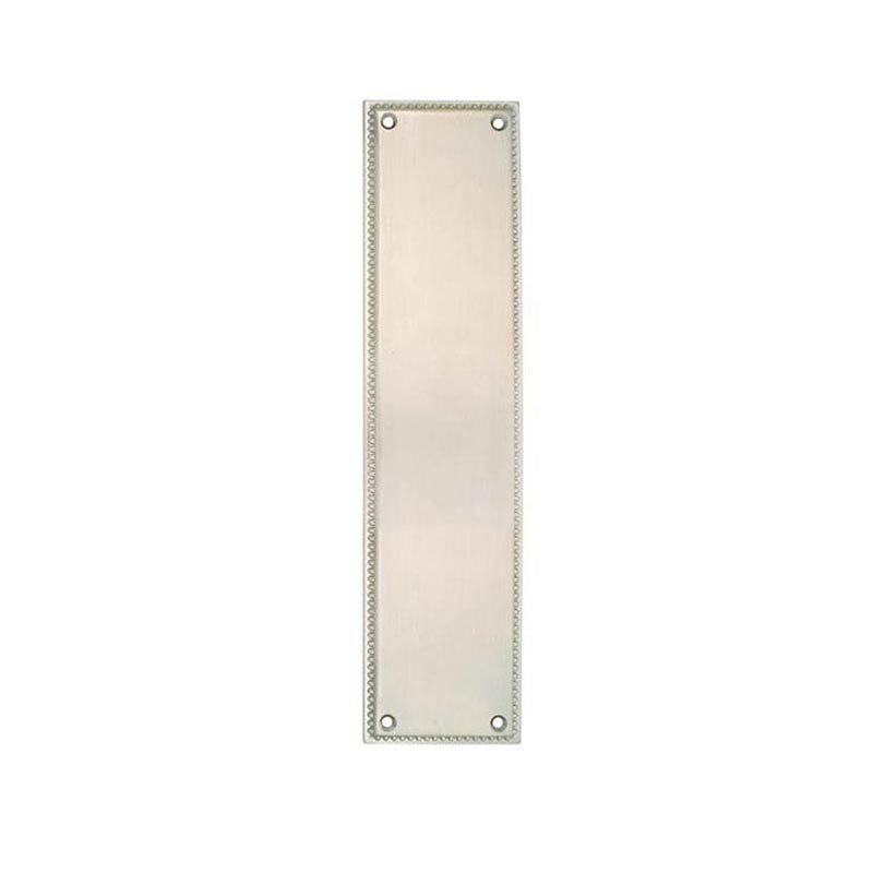 Knoxville Push Plate in Satin Nickel