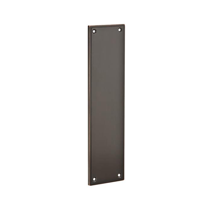 Modern Push Plate in Oil Rubbed Bronze