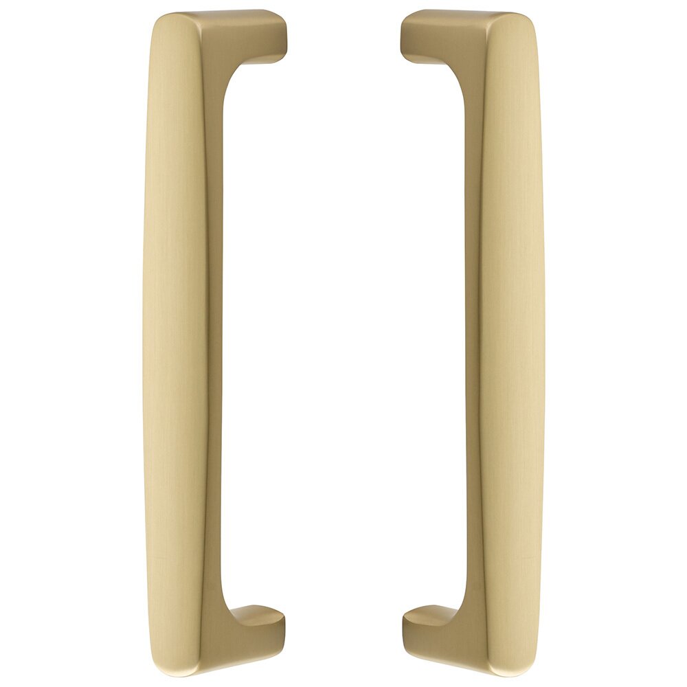 8" Centers Urban Modern Back To Back Pull in Satin Brass