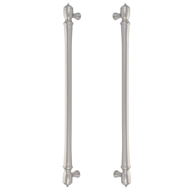 18" Centers Spindle Back To Back Pull in Satin Nickel