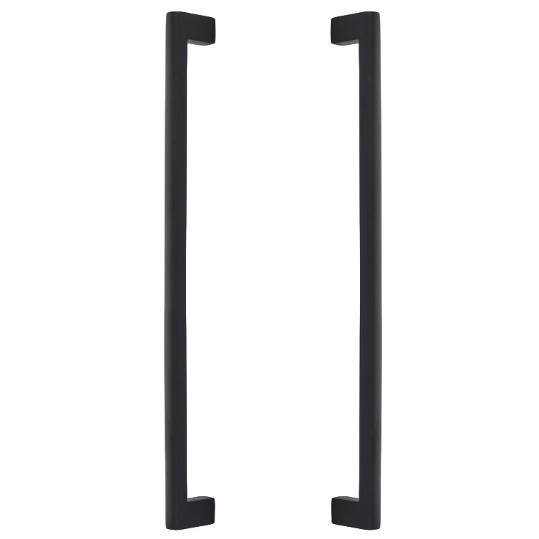 18" Centers Trail Back To Back Pull in Flat Black