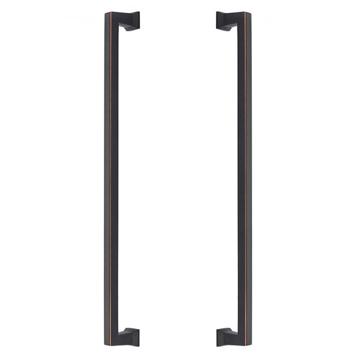 18" Centers Alexander Back To Back Pull in Oil Rubbed Bronze