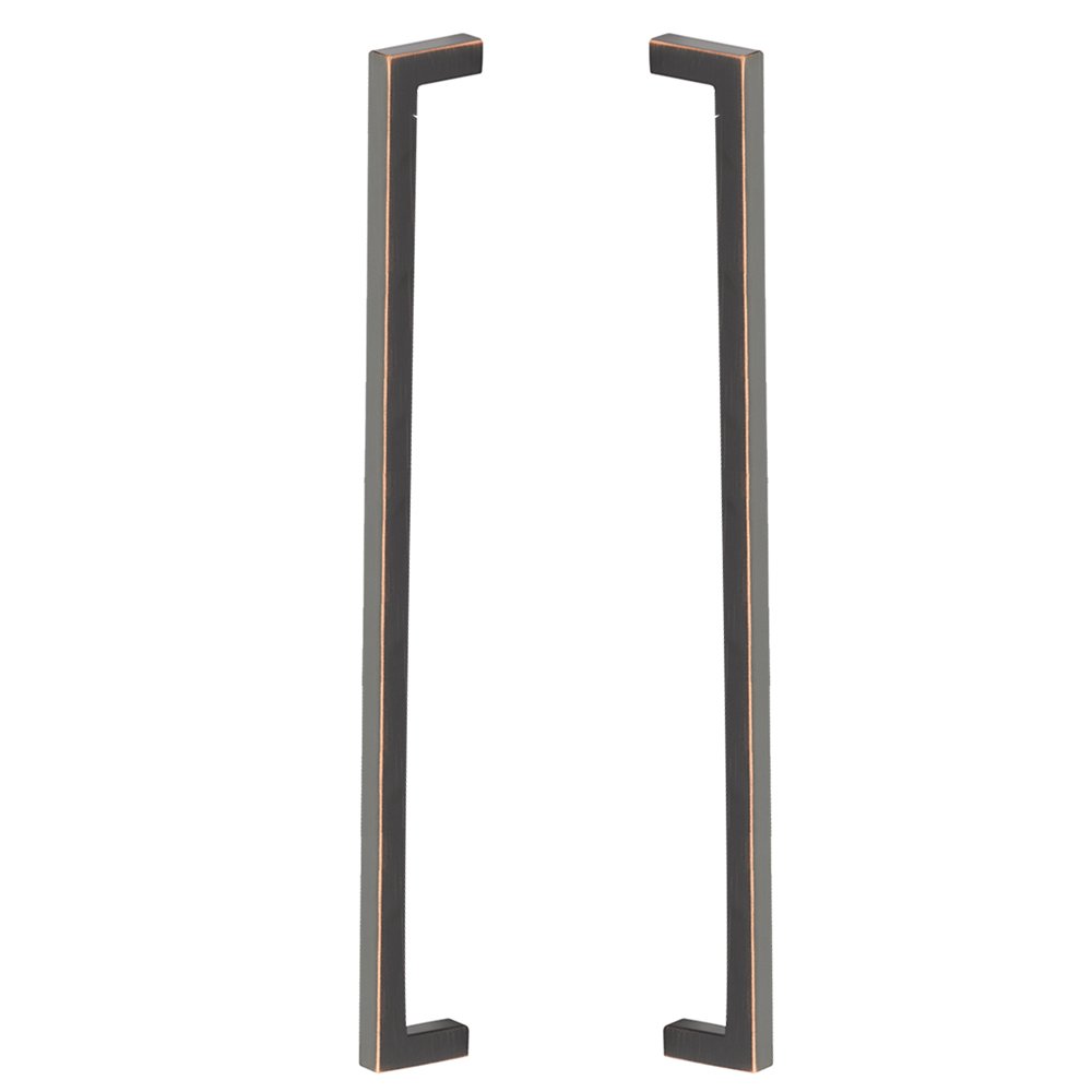 12" Centers Back to Back Door Pull in Oil Rubbed Bronze