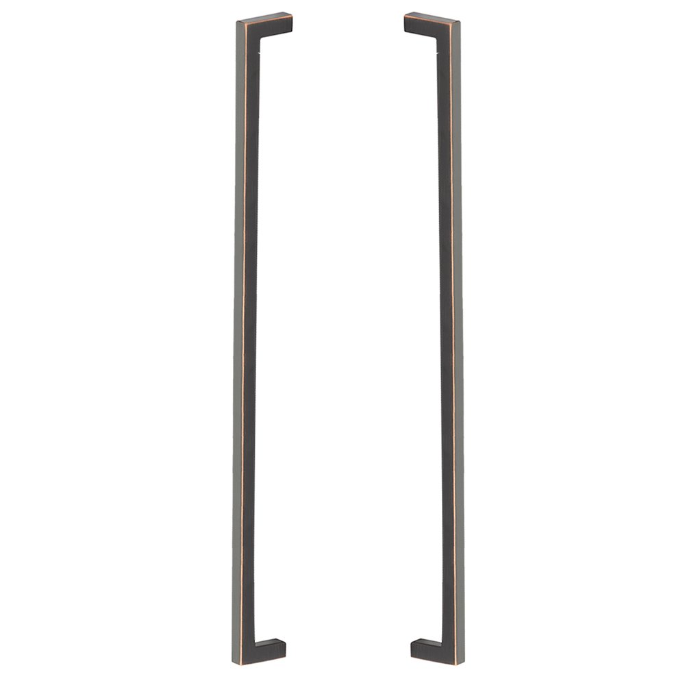 18" Centers Back to Back Door Pull in Oil Rubbed Bronze