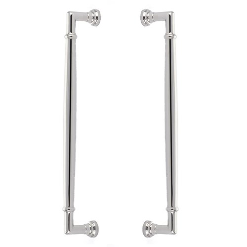 12" Center Back to Back Door Pull in Polished Nickel