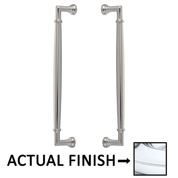 12" Center Back to Back Door Pull in Polished Chrome