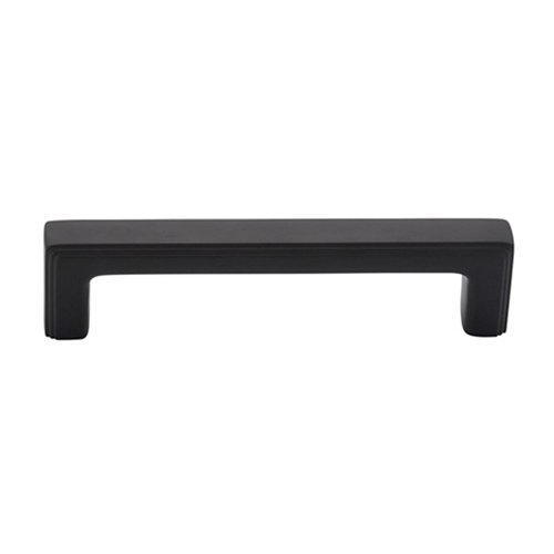 8" Centers Wilshire Style Concealed Surface Mount Door Pull in Flat Black