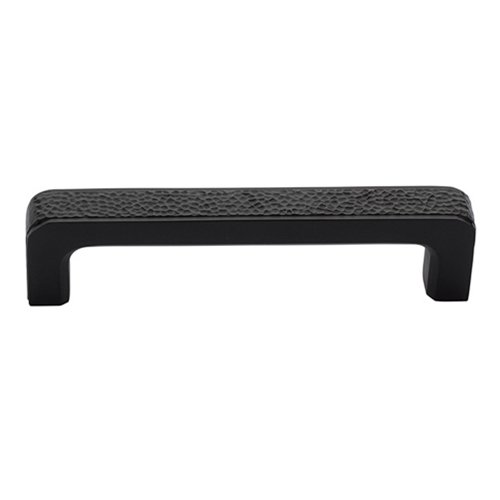 8" Centers Arts & Crafts Style Concealed Surface Mount Door Pull in Flat Black