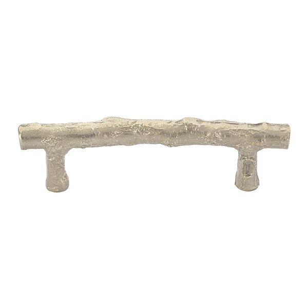 Bronze Twig 8" Centers Concealed Surface Mount Door Pull in Tumbled White Bronze
