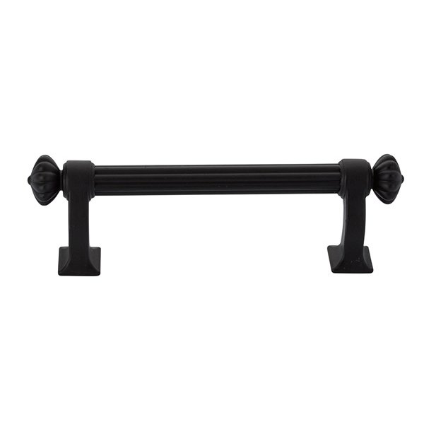 Tuscany 8" Centers Column Concealed Surface Mount Door Pull in Flat Black Bronze