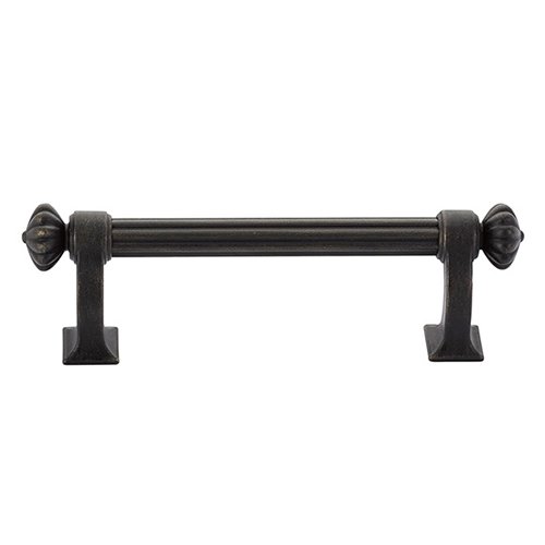 Tuscany 8" Centers Column Concealed Surface Mount Door Pull in Medium Bronze