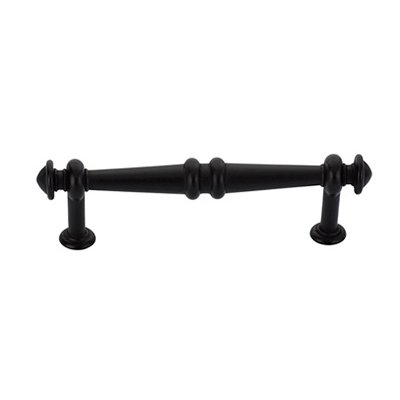 Tuscany 8" Centers Recoleta Concealed Surface Mount Door Pull in Flat Black Bronze