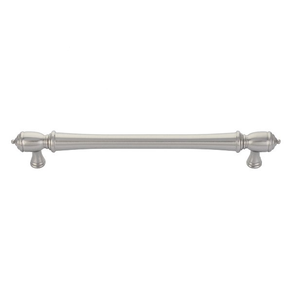12" Concealed Surface Mount Spindle Door Pull in Satin Nickel