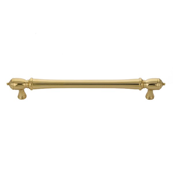 12" Concealed Surface Mount Spindle Door Pull in Polished Brass