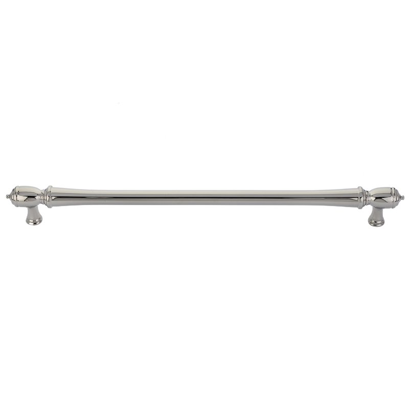 18" Concealed Surface Mount Spindle Door Pull in Polished Nickel