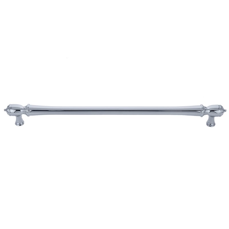 18" Concealed Surface Mount Spindle Door Pull in Polished Chrome