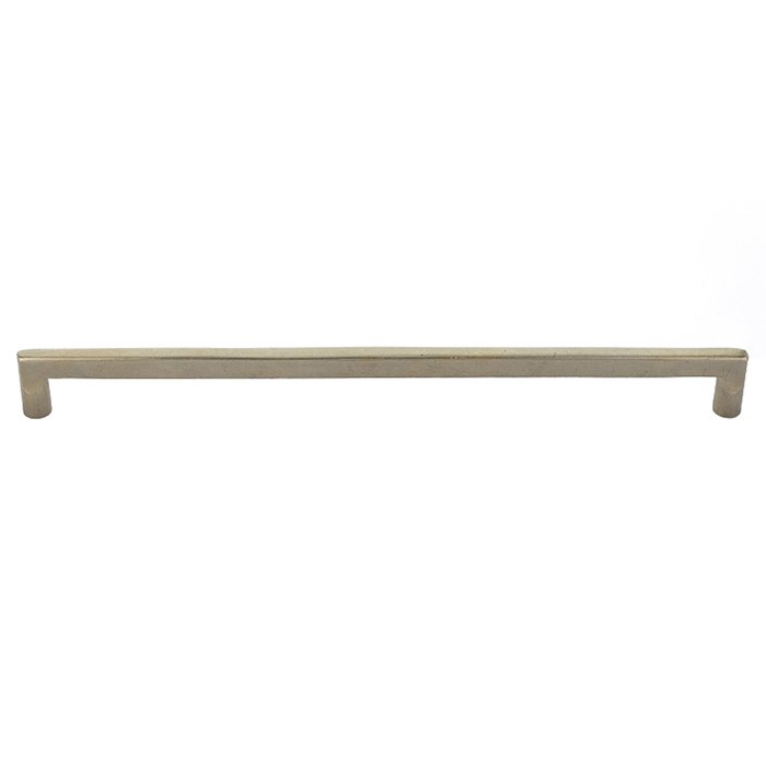 18" Concealed Surface Mount Rail Door Pull in Tumbled White Bronze