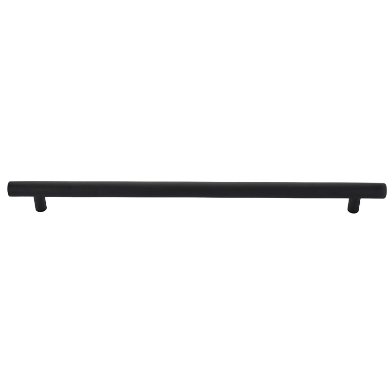 18" Concealed Surface Mount Bar Door Pull in Flat Black
