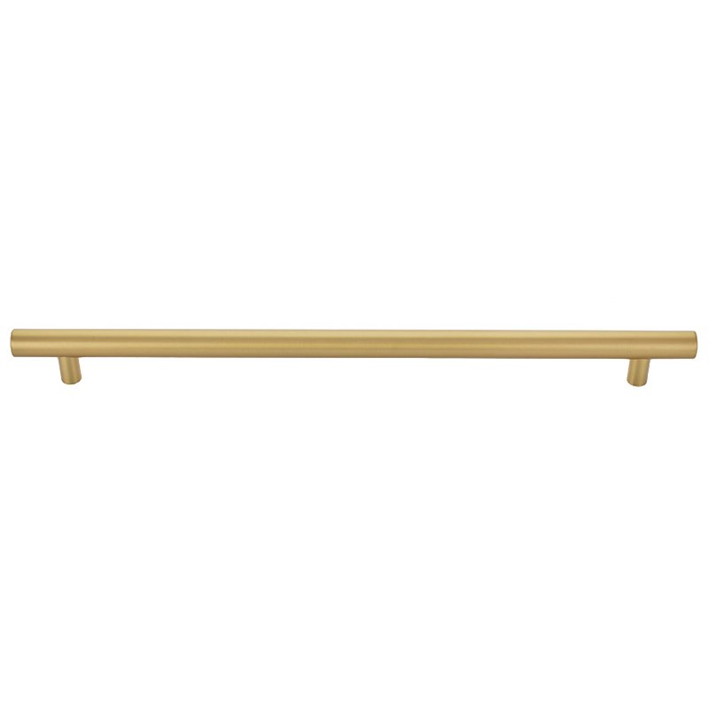 18" Concealed Surface Mount Bar Door Pull in Satin Brass