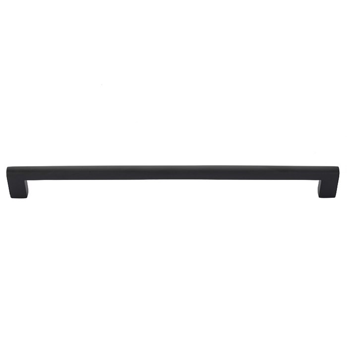18" Concealed Surface Mount Trail Door Pull in Flat Black