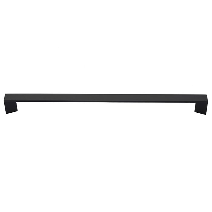 18" Concealed Surface Mount Trinity Door Pull in Flat Black