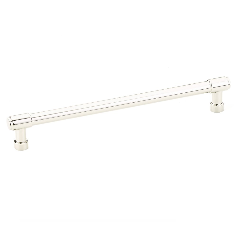 12" Centers Jasper Concealed Surface Mount Door Pull in Polished Nickel