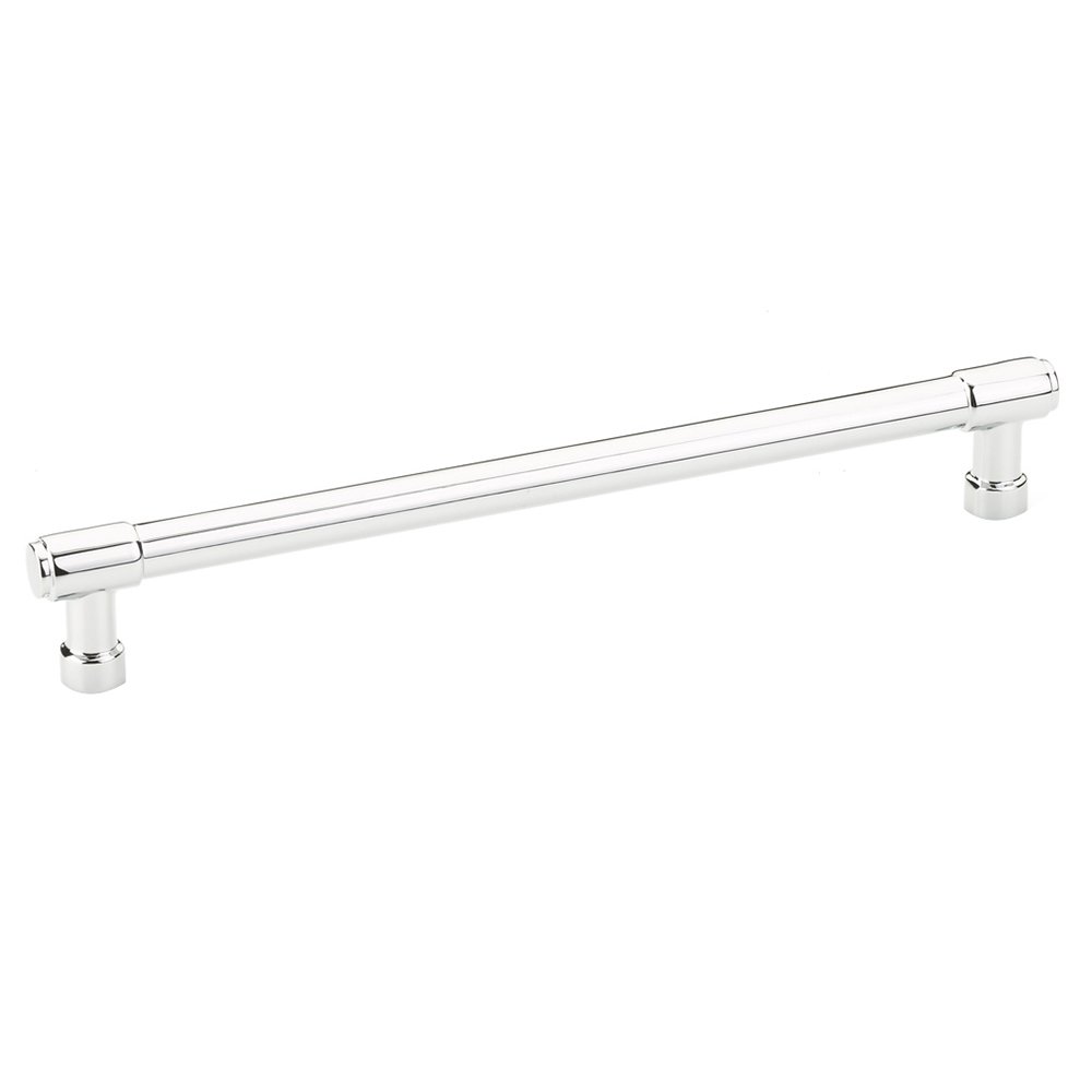 12" Centers Jasper Concealed Surface Mount Door Pull in Polished Chrome