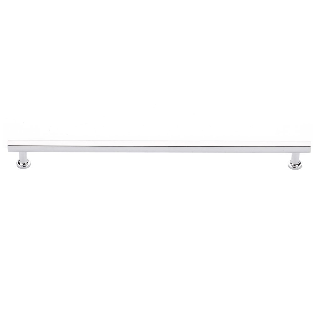 18" Concealed Surface Mount Freestone Door Pull in Polished Chrome