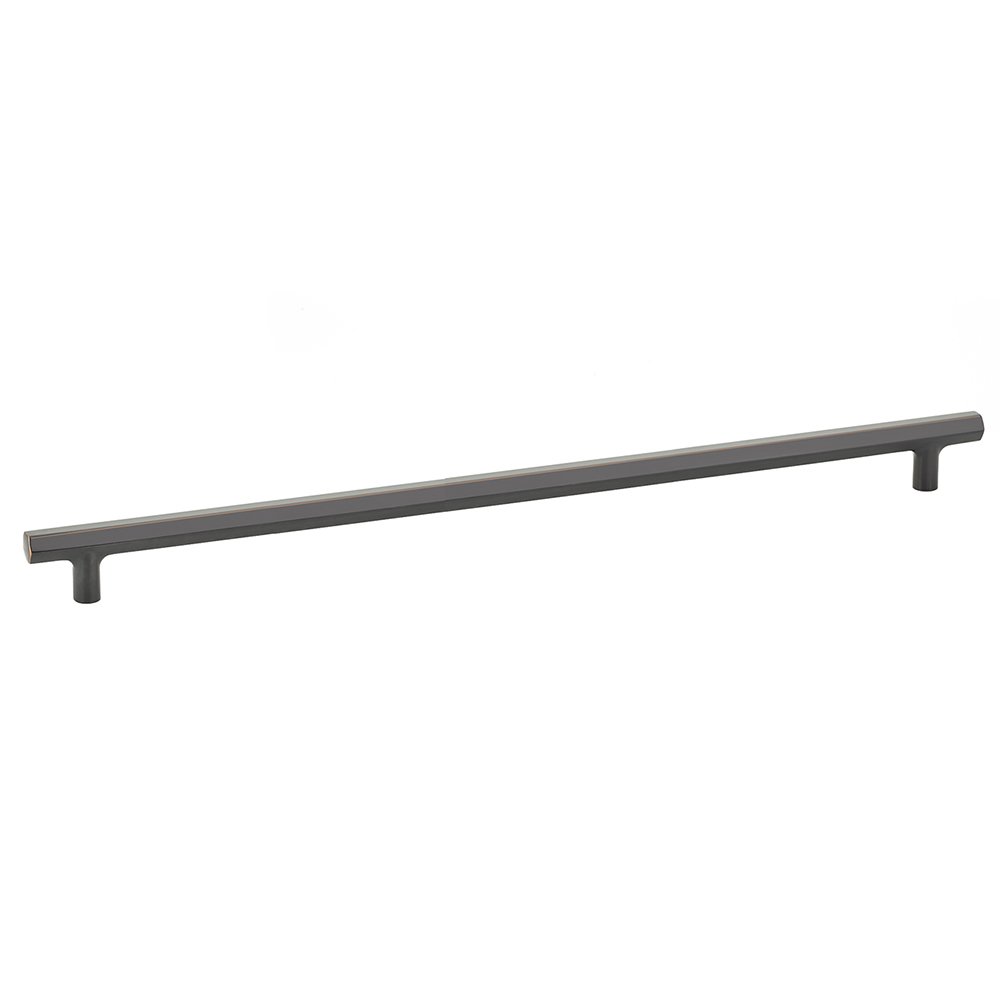 18" Concealed Surface Mount Mod Hex Door Pull in Oil Rubbed Bronze