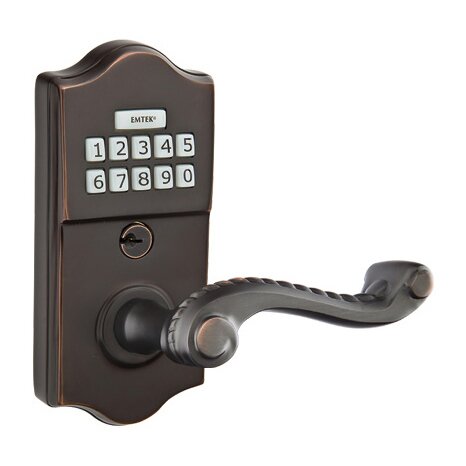 Rope Right Hand Classic Lever with Electronic Keypad Lock in Oil Rubbed Bronze