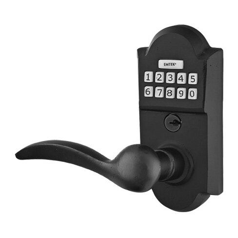 Durango Left Hand Sandcast Bronze Lever Storeroom Electronic Keypad Lock in Flat Black Bronze