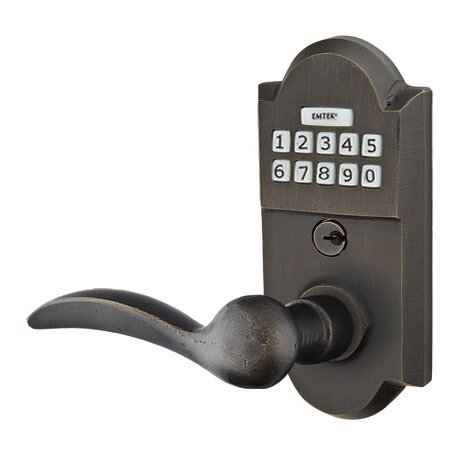Durango Left Hand Sandcast Bronze Lever Storeroom Electronic Keypad Lock in Medium Bronze